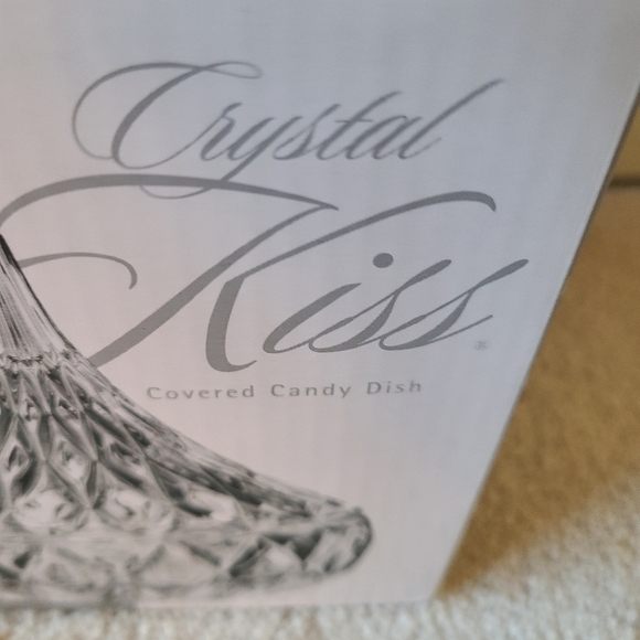 Godinger  Crystal Lidded Dish Hershey Kiss - Picture 3 of 13
